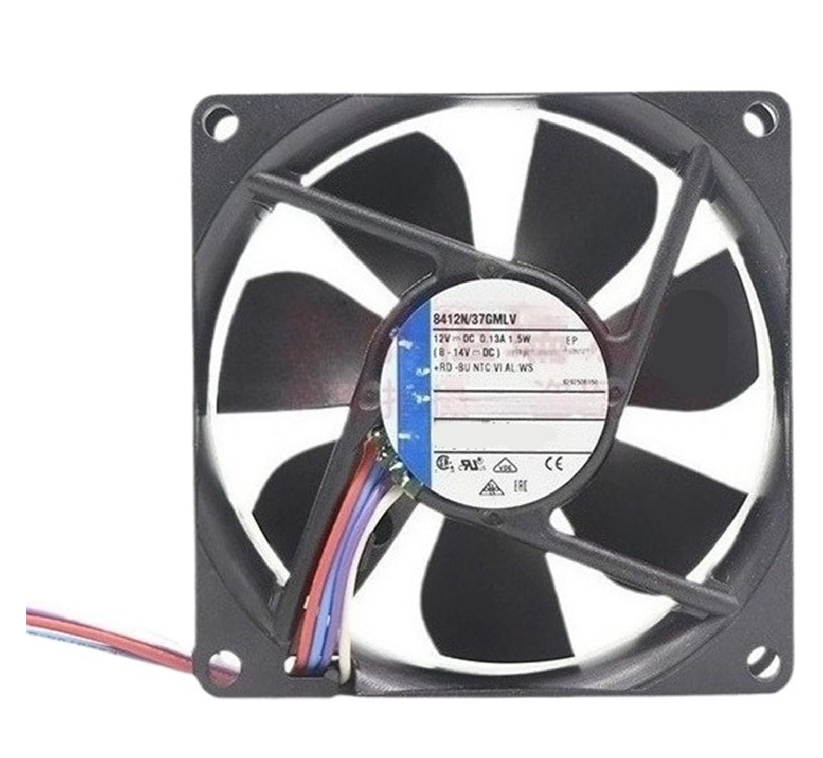 LZIKKGKI 8412N/37GMLV Fan 12V 0.13A Cooling Fan