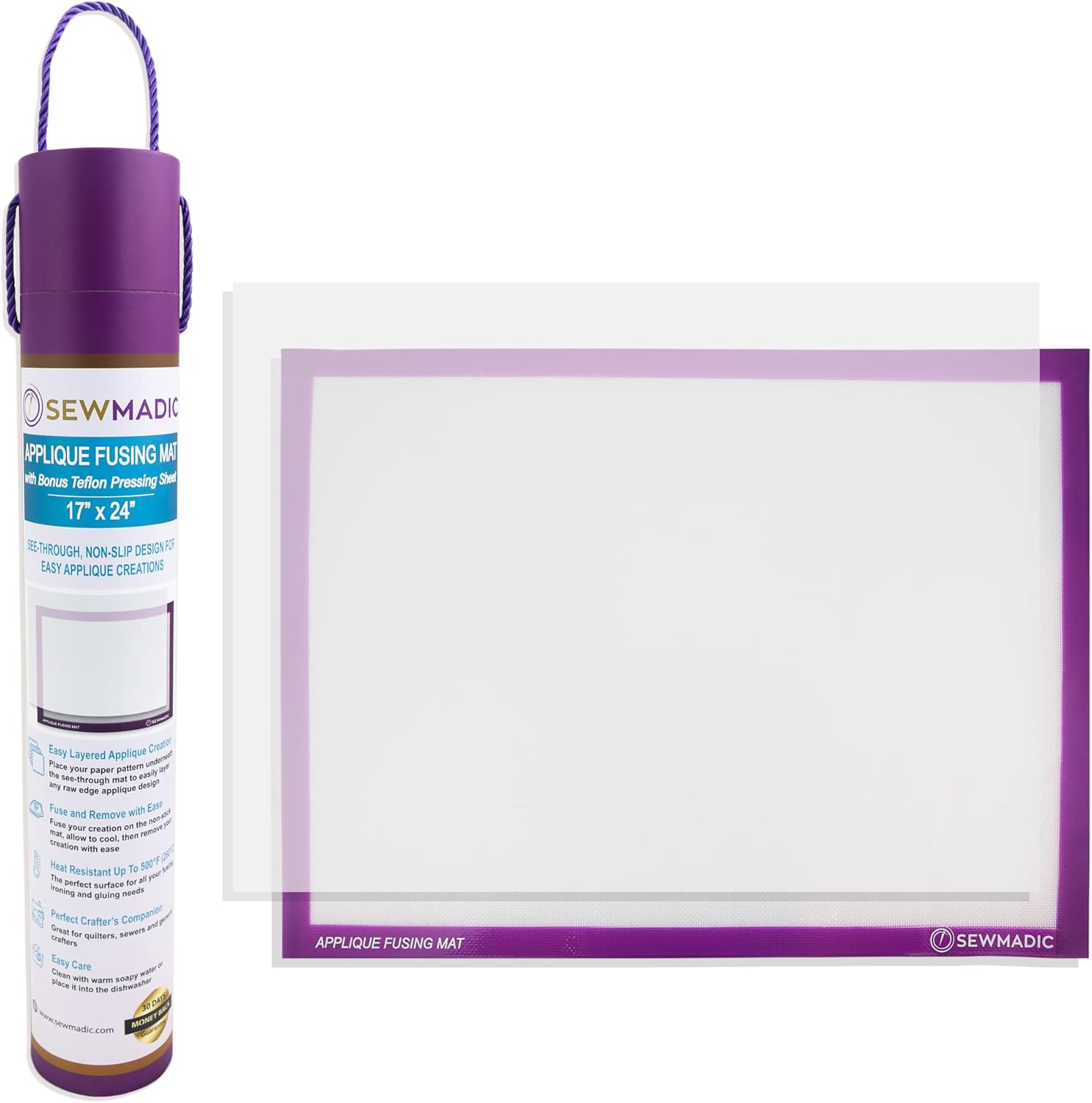 Applique Fusing Mat 17"x24" (43cm x 61cm) with Bonus