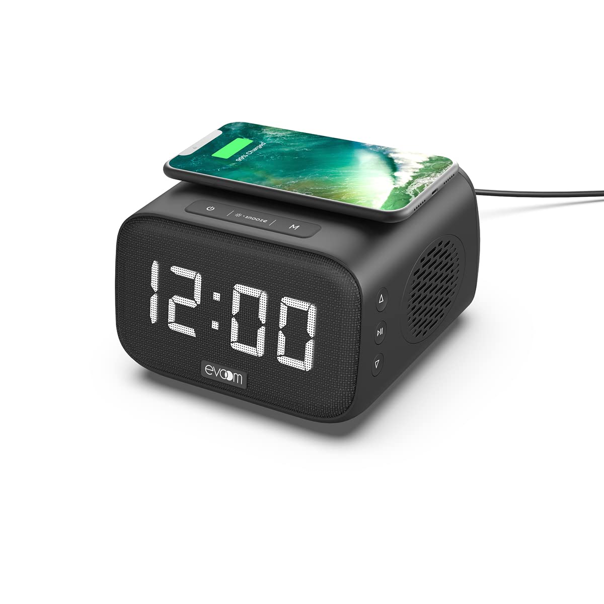 SOUNDUP Radio RÉVEIL + Enceinte + Chargeur Induction Noir