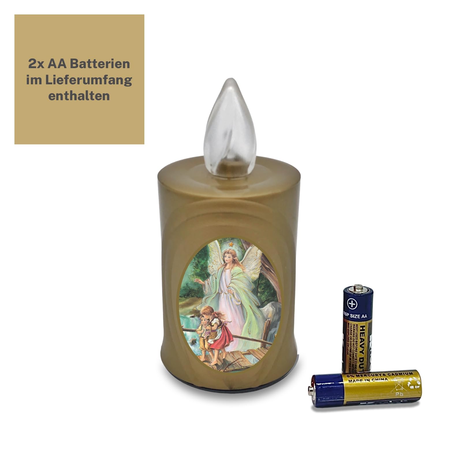 AROBA LED Grave Candle Mourning Light, Flickering Effect Like Real Candle, Long Burning Time up to 120 Days - Image 4