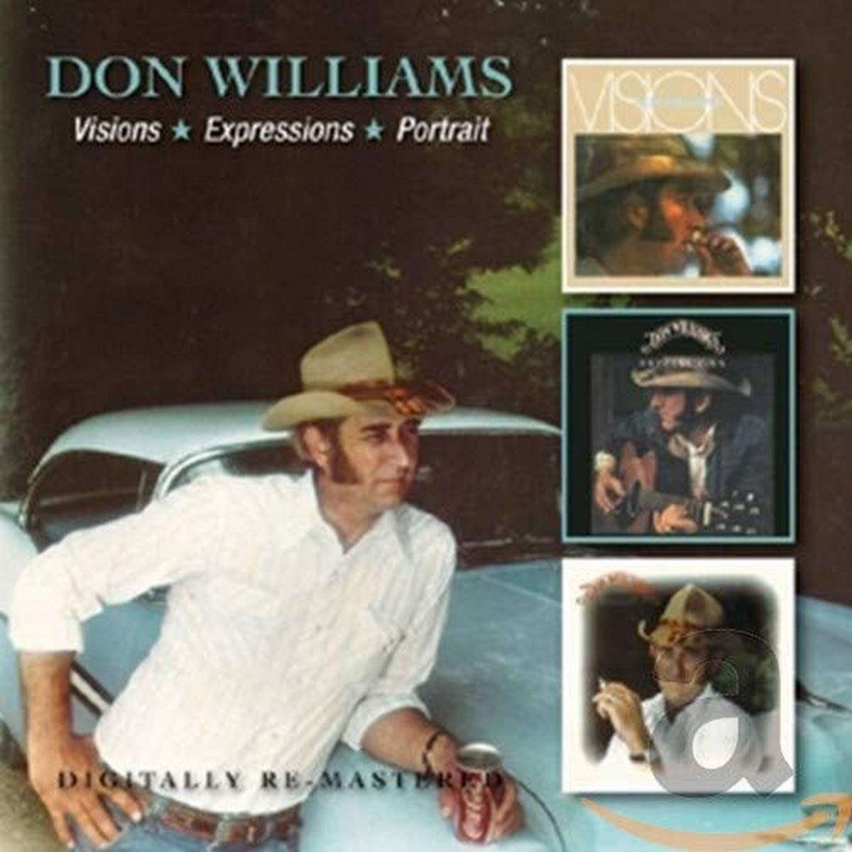 Don Williams Visions / Expressions / Portrait Double CD NEW