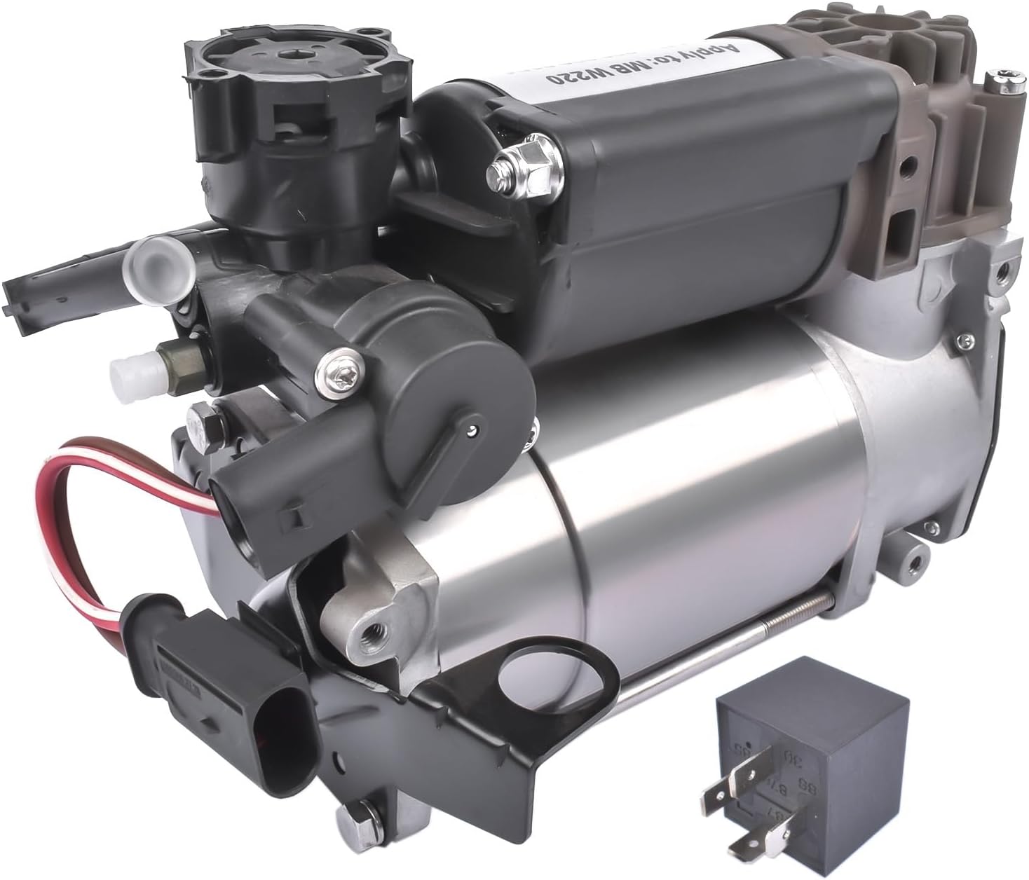Airmatic Air Suspension Compressor & Relay 2203200104 for Mercedes E/S Class W220 W211 W219 E550 S500
