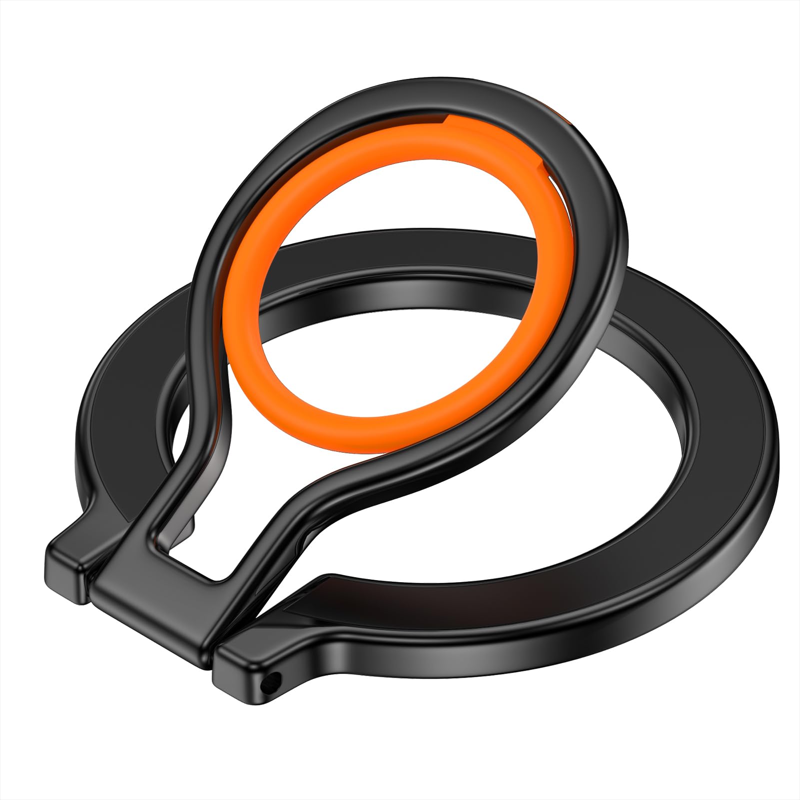 Magnetic Silicone Phone Ring Grip Holder Compatible with iPhone 17 16 15 14 13 12 Pro Max,MagSafe Finger Loop Grip Phone Holder Magnetic MagSafe