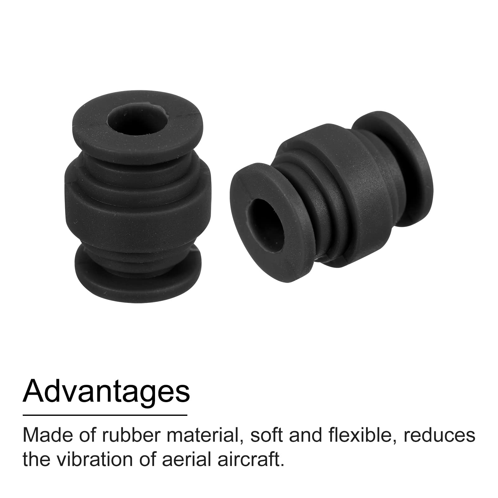 Vibrationsdämpfer Kugeln Für FPV Drohnen - 24 Stück Gummi Dämpfung M7x20mm