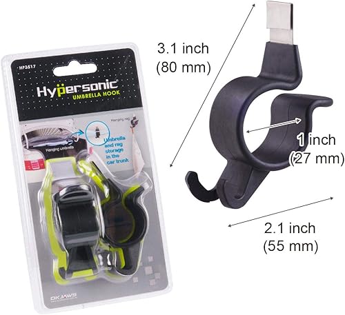 Miniatura 5 de Hypersonic Ganchos para paraguas para maletero de coche, organizador universal
