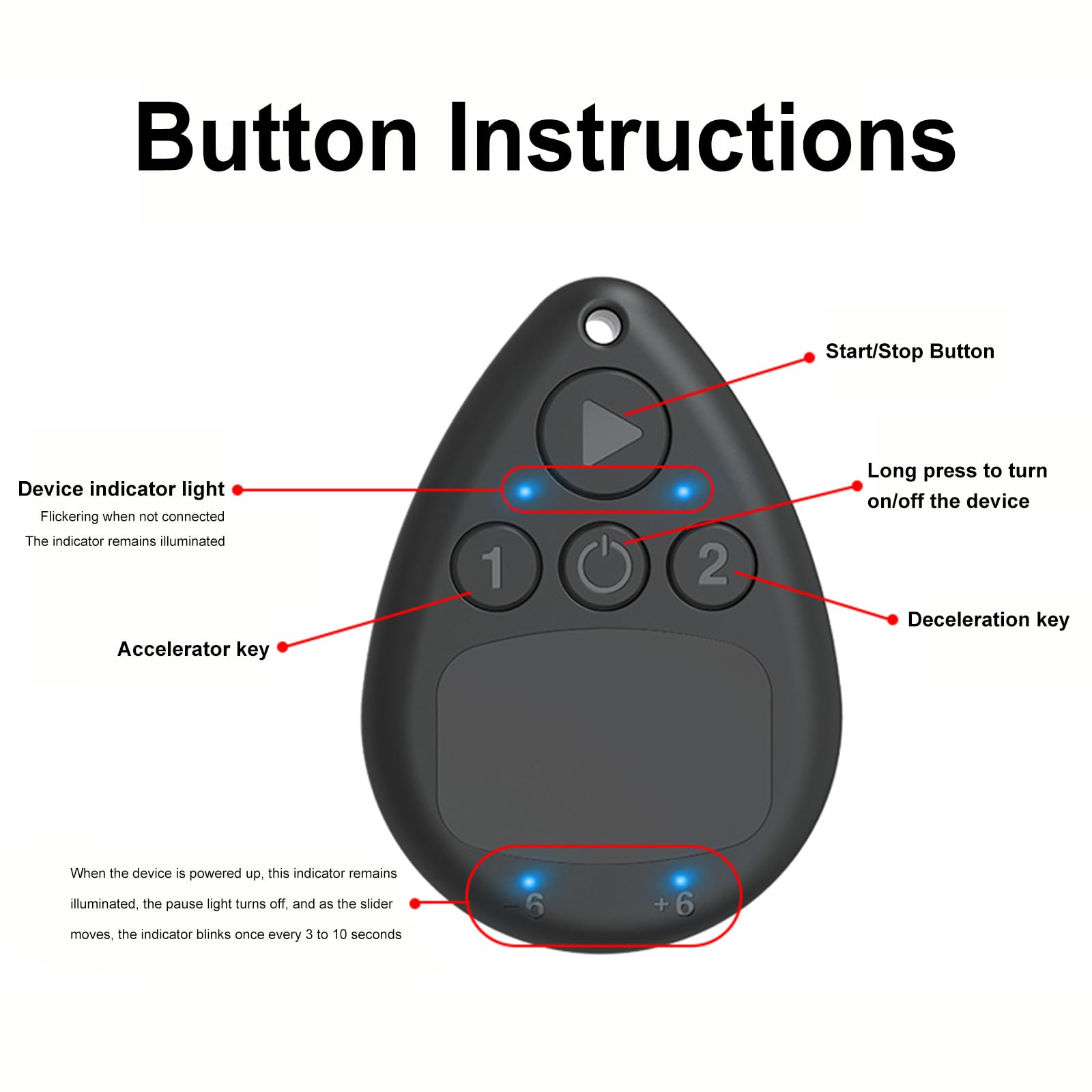 Kit di 5 pulsantiere automatiche wireless con batteria, controllo senza mani, silenzioso e regolabile, per smartphone, perfetto per dirette, giochi e ricompense