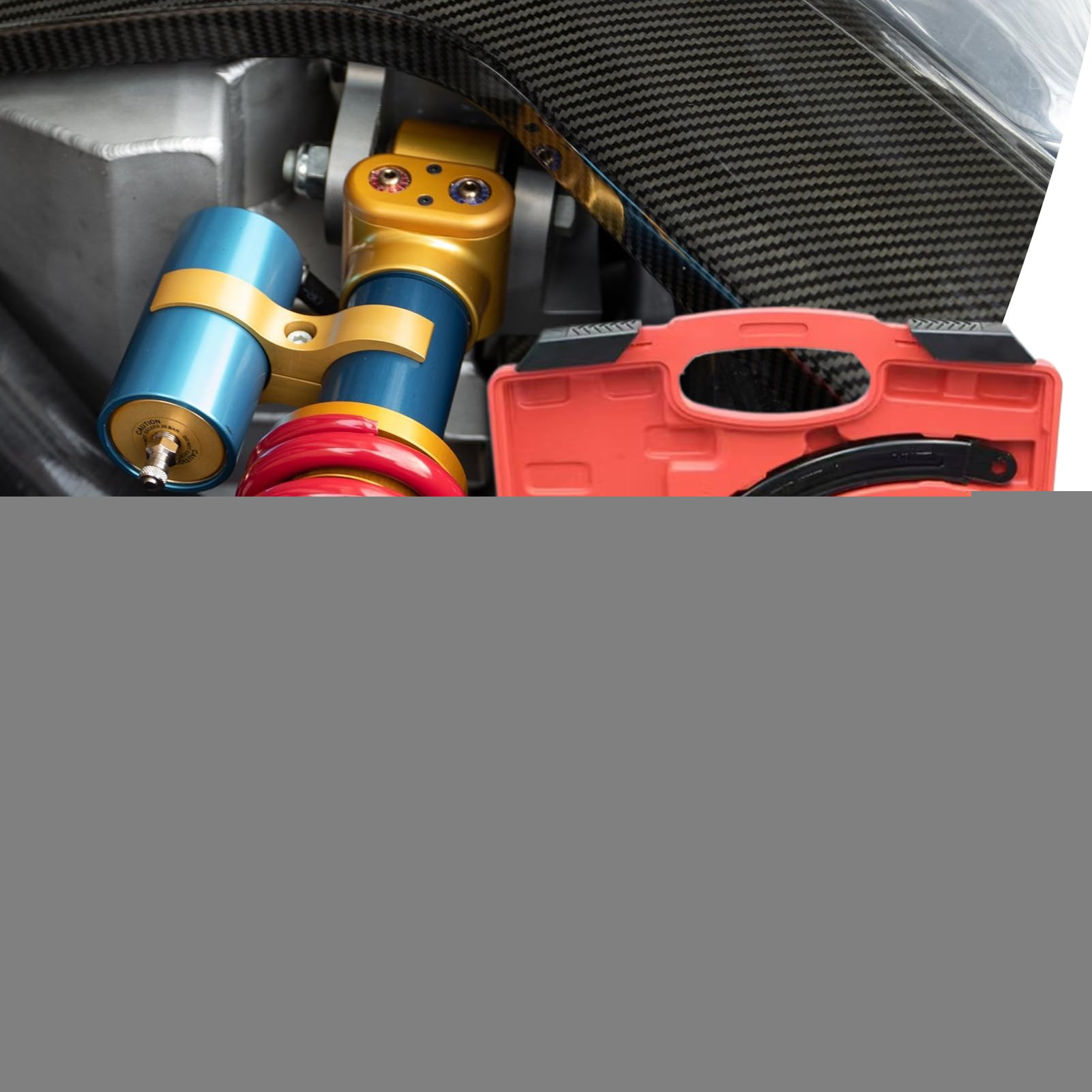 Compresor De Muelles Para Amortiguadores Juego De Herramientas Compresor De | Dispositivos De Desmontaje Con Seguridad Para Reparación De Coches Suspensión De Motocicleta