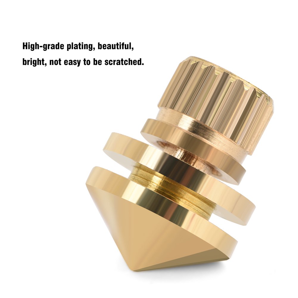 VBESTLIFE 8 pièces en Laiton Pointes de Haut-Parleur, Pointes de Boxe de Choc pour l'amplificateur de Haut-Parleur d'équipement HiFi