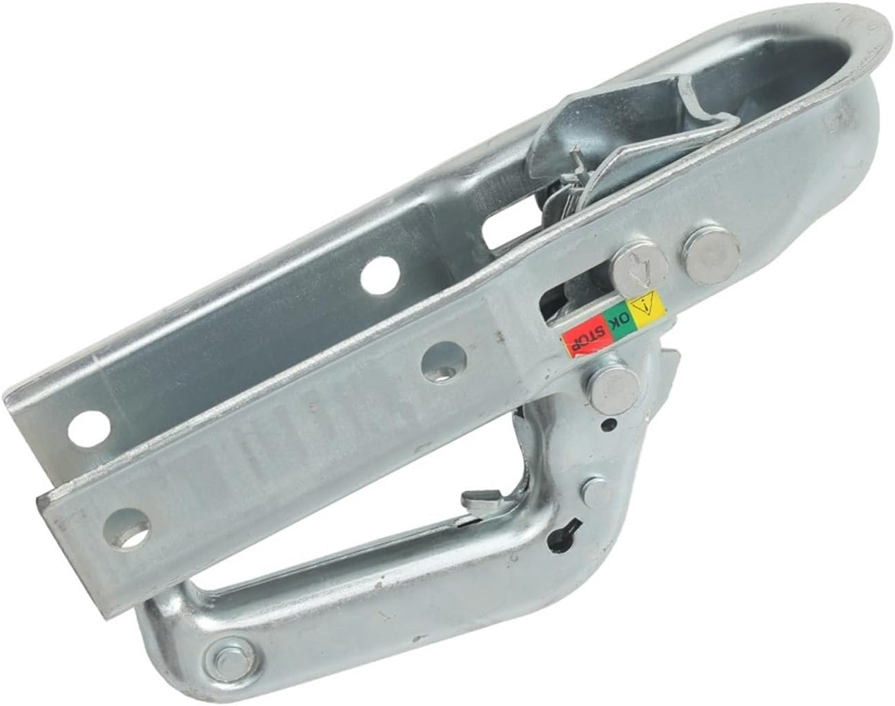 Trailer Hitches, 50MM Trailer Hitch Coupling Pressed Steel for 60MM Channel Cap 800 Kgs Accessories Caravan Parts