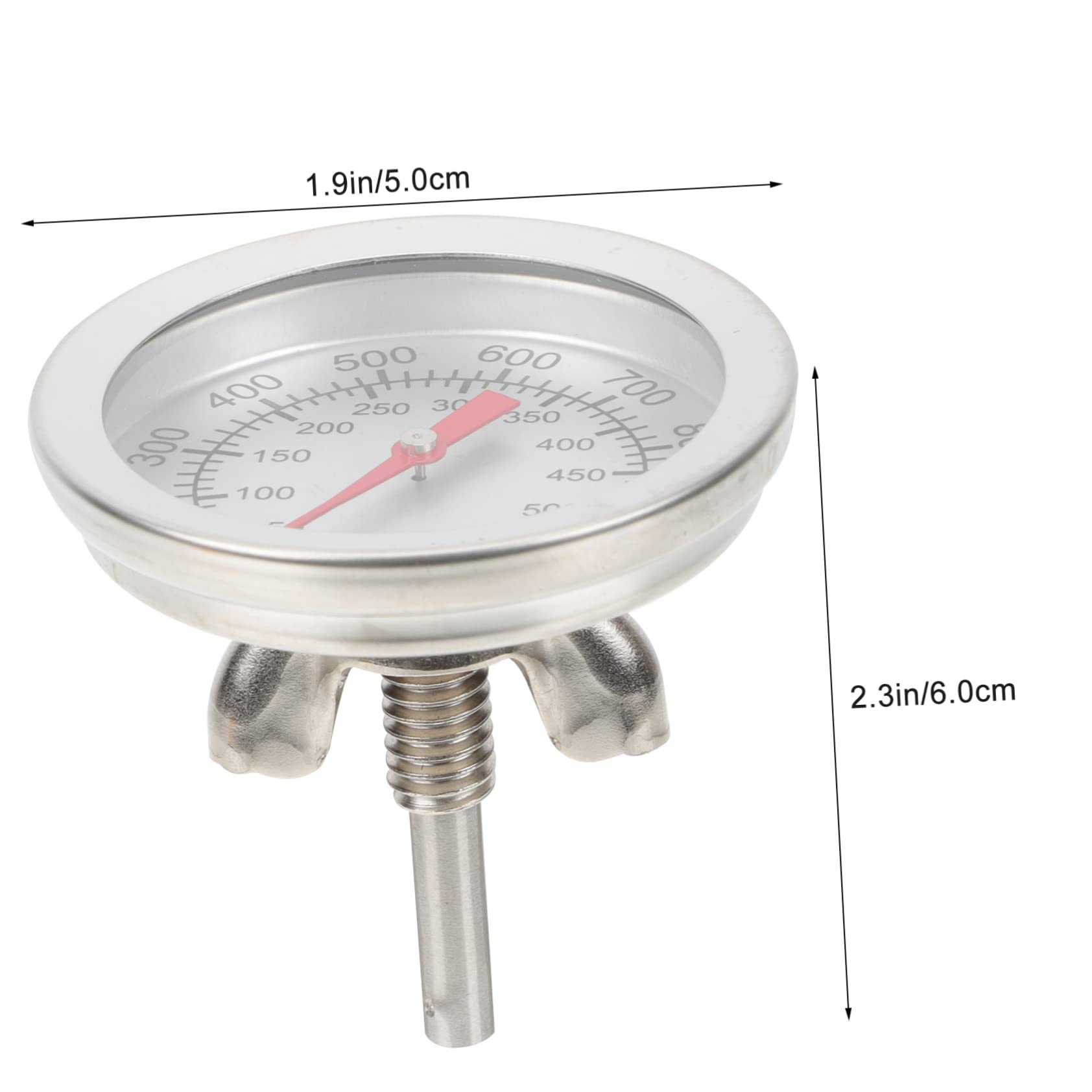 SOLUSTRE Oven Thermometer Instant Read Kitchen Thermometer for BBQ Grilling Baking Dual Scale Accurate Measurement for Safe Cooking