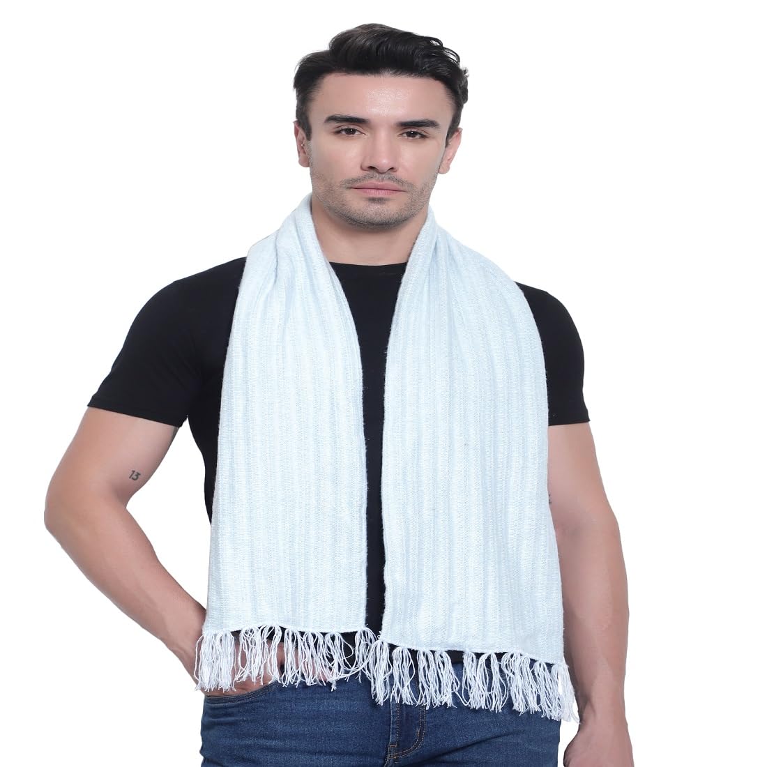 Stylish Warm Mens Winter Woolen Muffler-image-36