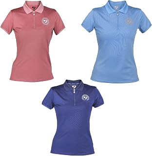 Shires Aubrion Parsons Ladies Tech Polo Shirt - Dark Navy Large
