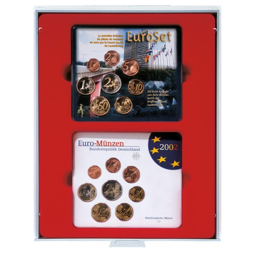 Caja d-Box Standard LINDNER para 10 series de monedas euro alemanas 4
