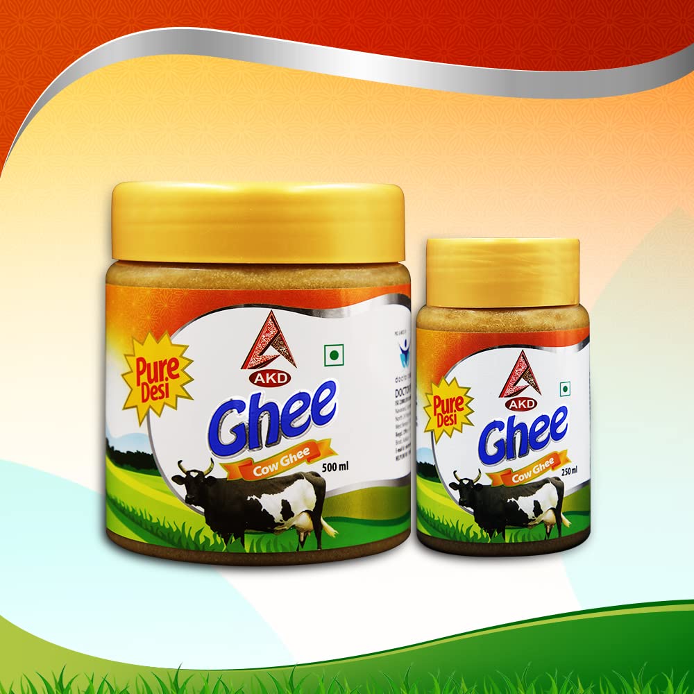 AKD Ghee - Pure Cow Ghee Combo Pack - (500ml and 250ml Jar) (B09Z365MWF) Amazon Price History, Amazon Price Tracker