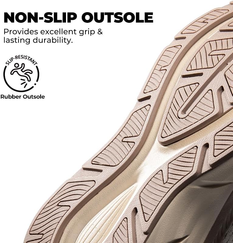 NORTIV 8 Women's Walking Shoes Cushion Comfortable ActiveBreeze Running Tennis Shoes Non-Slip Workout Gym Sports Athletic Breathable Fashion Sneakers - Image 6