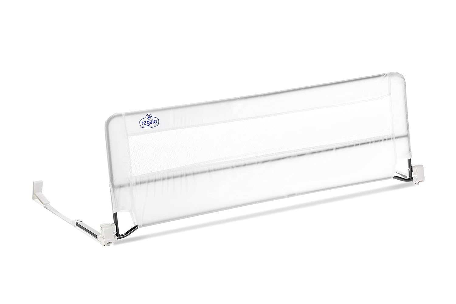 Regalo Swing Down 54-Inch Extra Long Bed Rail Guard, with Reinforced Anchor Safety System 54 Inch