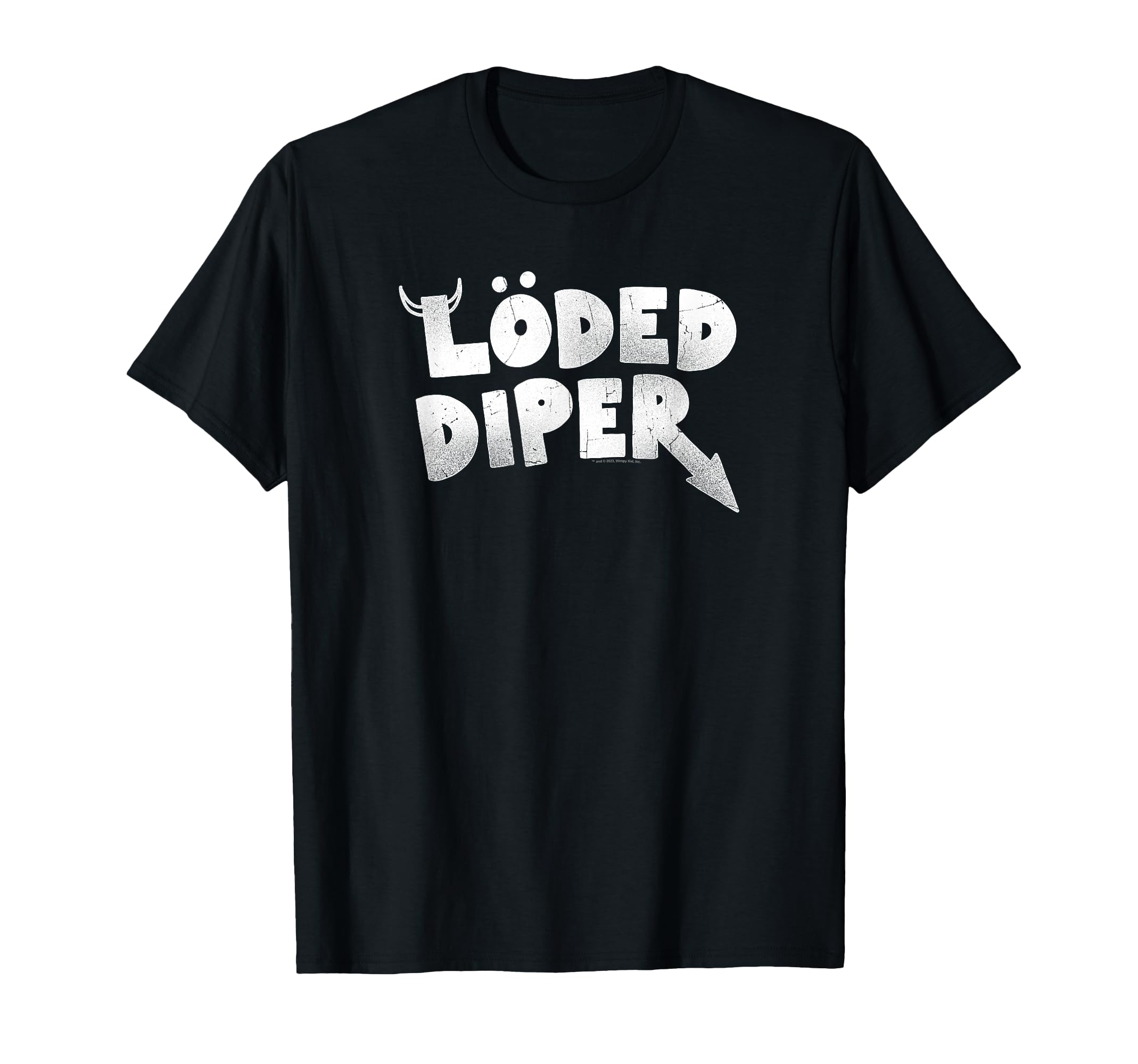 【DISCERNMENT】XXX loser half T-shirts Half Evil 