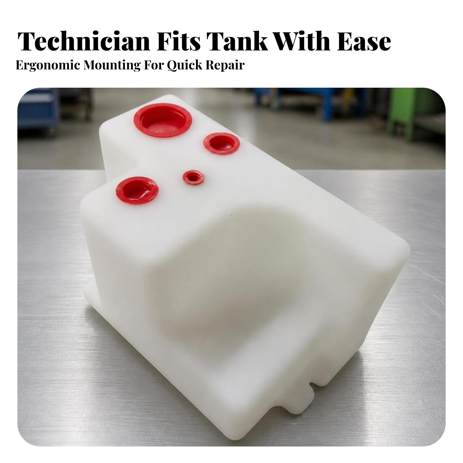 Geformt satztank für Maschinen-Gäte