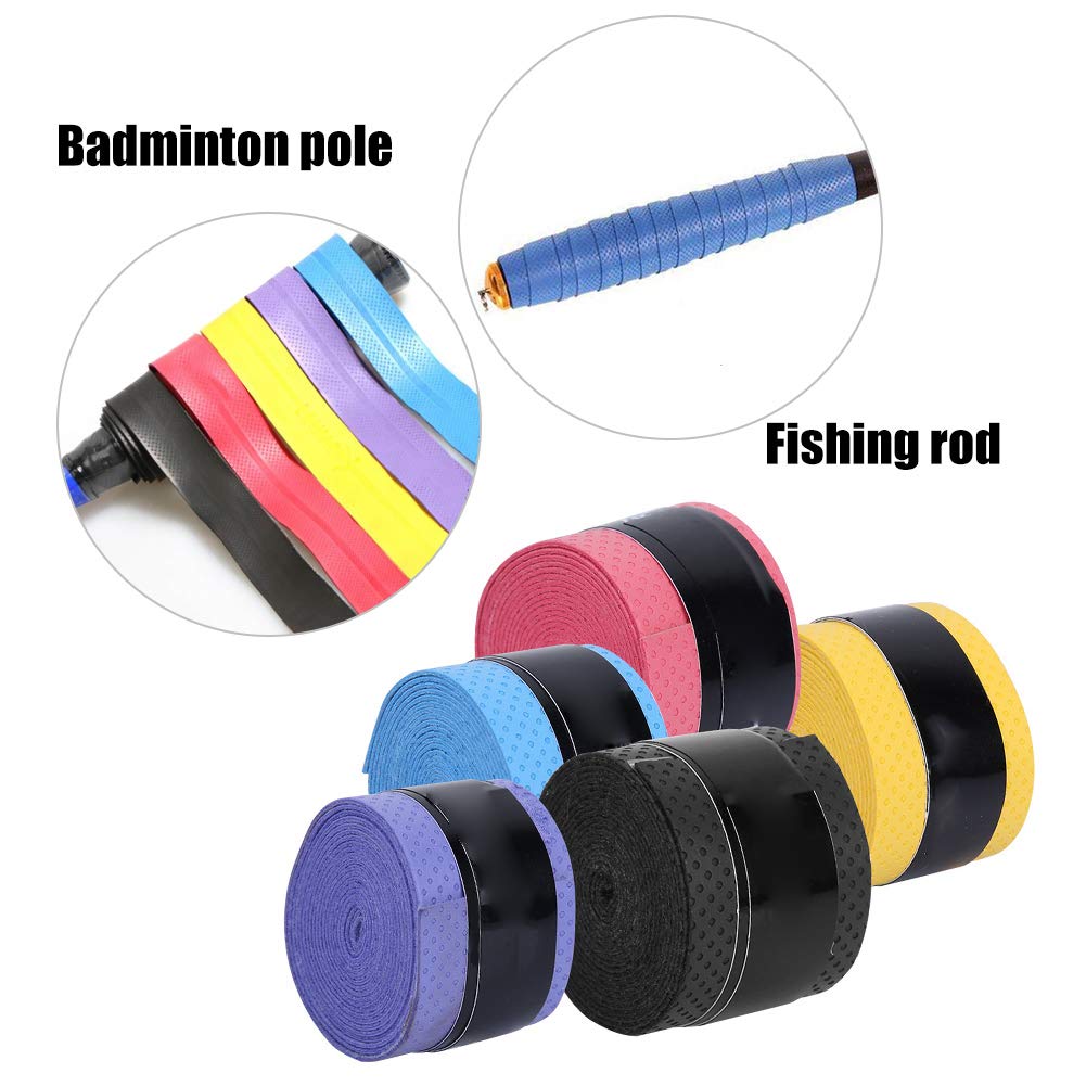 OUKENS Surgrips de Raquette de Badminton de Tennis, 60 pièces Super absorbantes de la Sueur Bande de Grip pour Raquette de Tennis Bandes, Anti-Sueur Ruban Grip pour Raquette