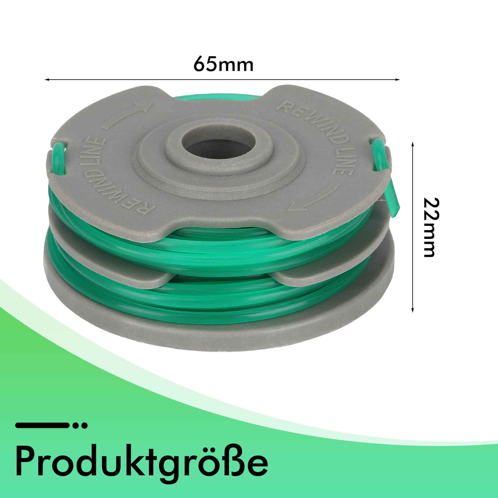 Spares2go Ersatzspule & Faden Für Flymo Rasentrimmer – 2 Stück, 2 Mm Durchmesser, 2x3 M Länge