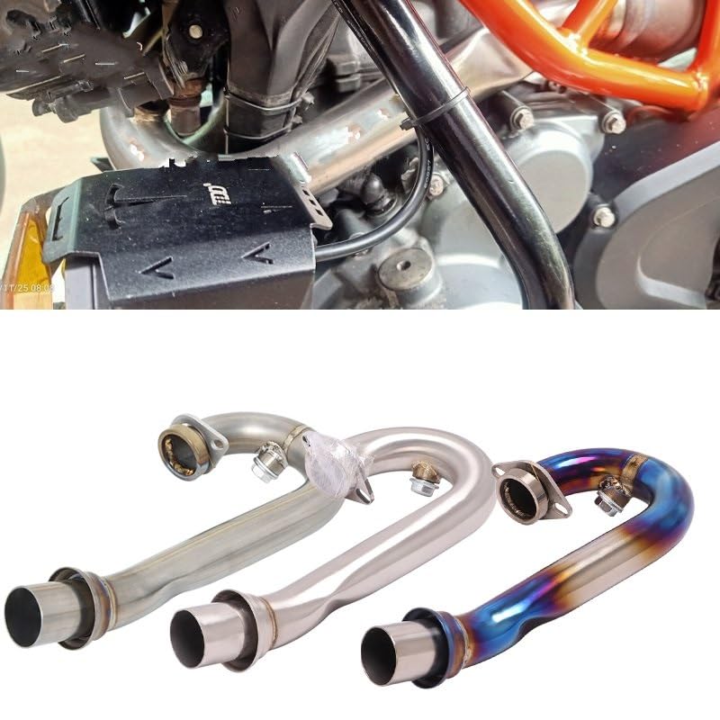 エキパイ オートバイの排気管 51 ミリメートルユニバーサルオートバイ二穴排気