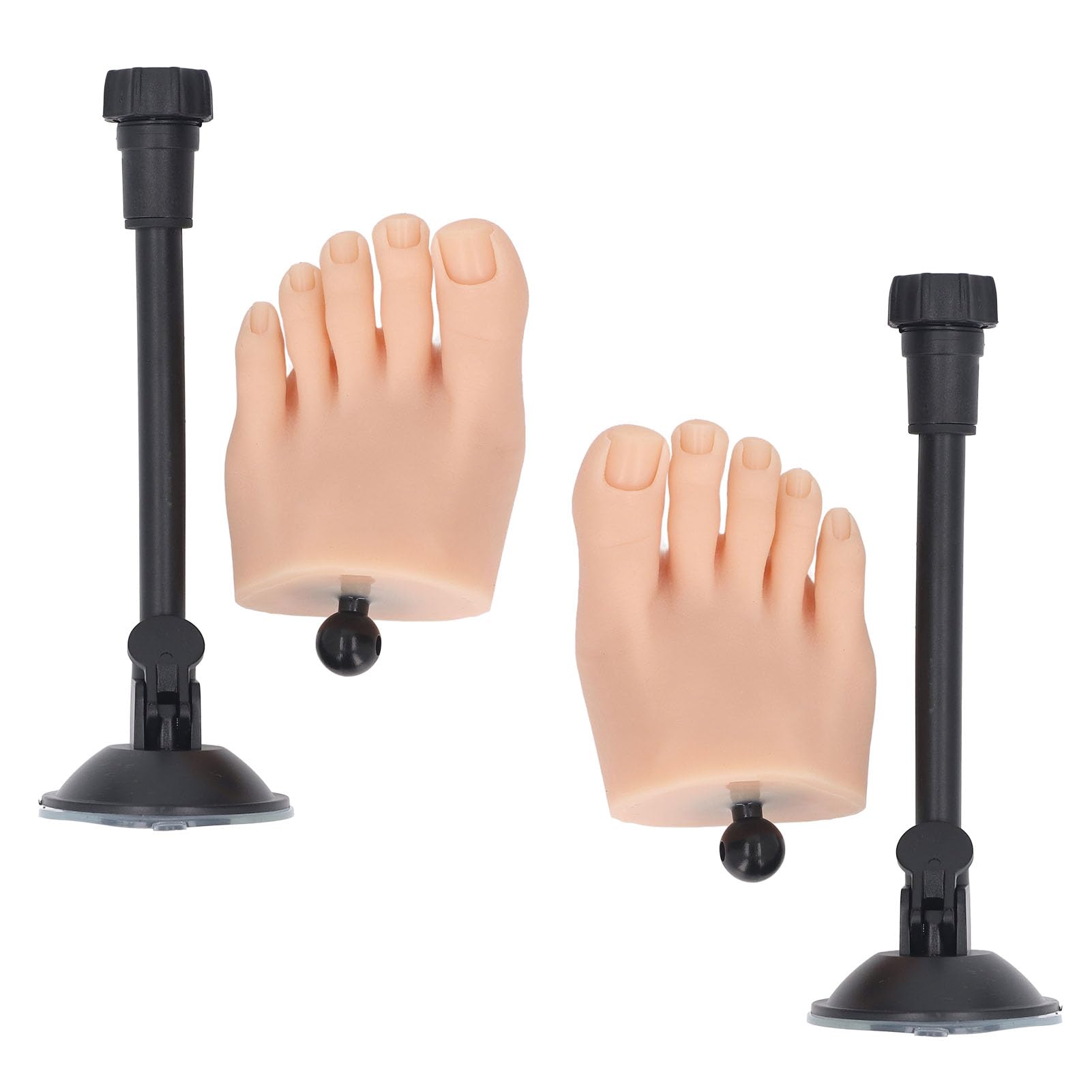 Pongnas Silikonowy Model Stopy do Treningu Paznokci do Praktyki Manicure Nail Artist Home Studio
