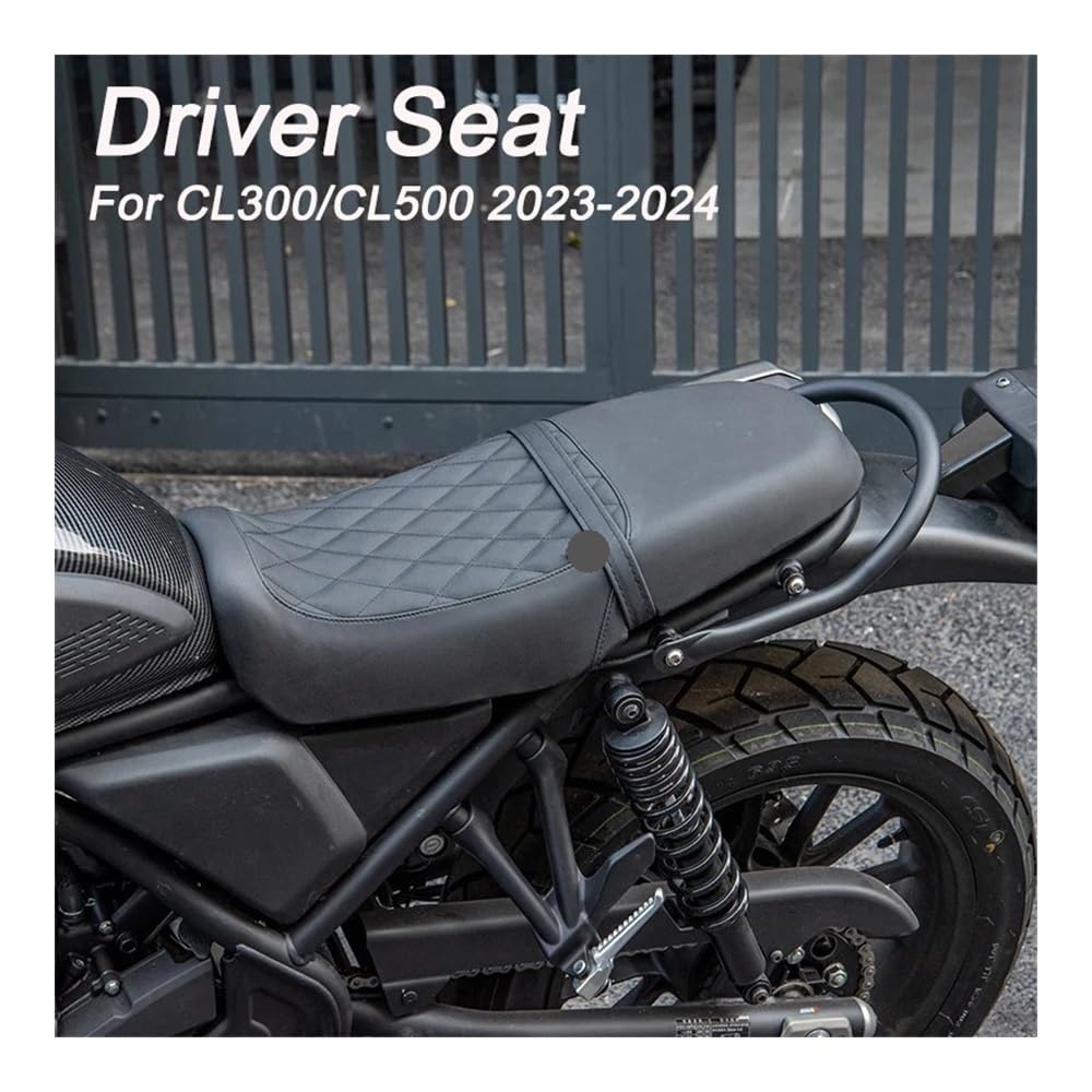 Cojín para Asiento de Motociclista y Pasajero, Funda para CL SCL 250, 300, 500, años 2023 2024 Asiento Pasajero Motocicleta