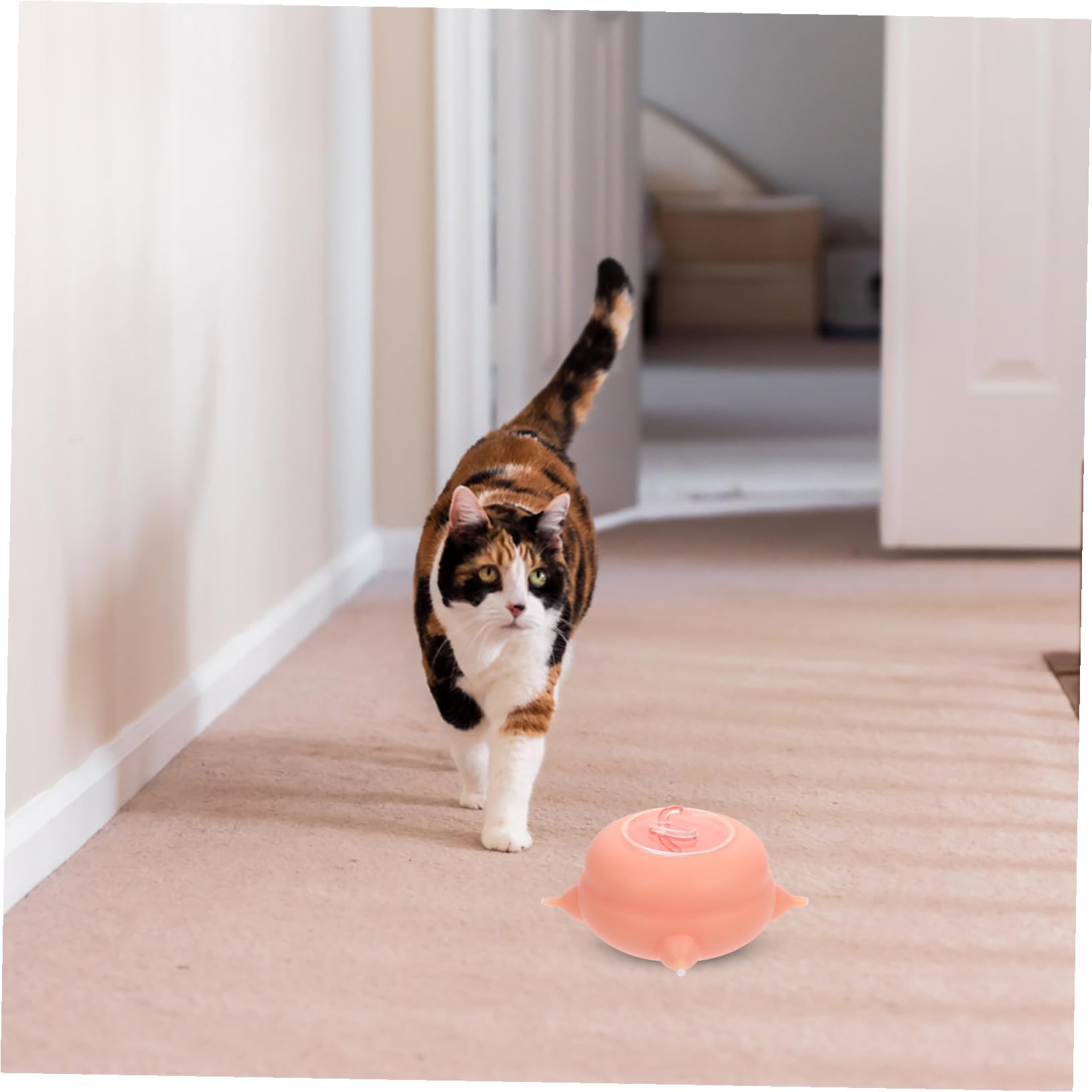 Mangiatoia in Silicone Rosa per Cuccioli, Pet Training Toy | Strumento per Alimentazione dei Piccoli Animali, Leggero, per Gattini e Cagnolini, Accessorio da Nutrizione
