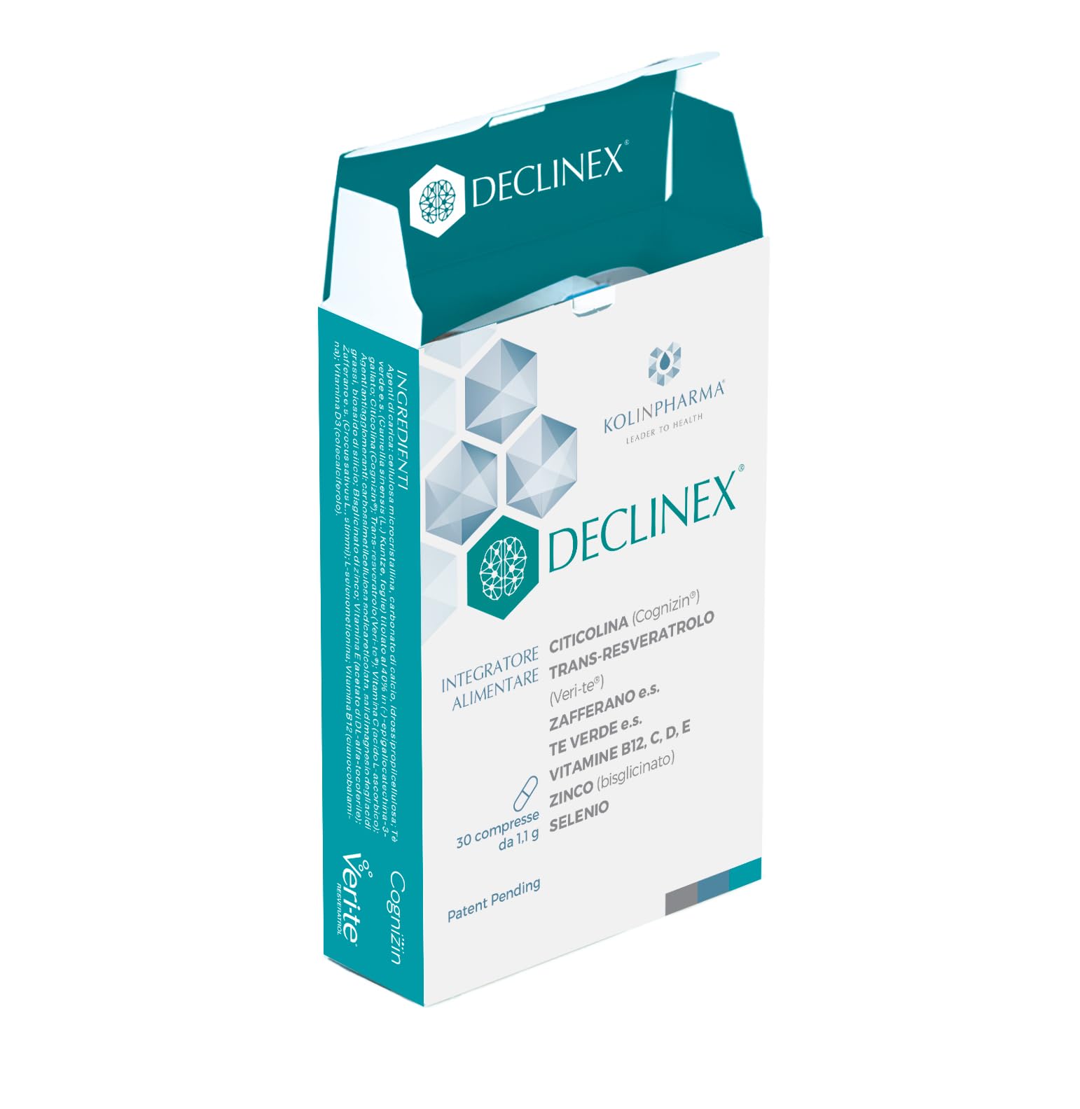 KOLINPHARMA® DECLINEX® Integratore Alimentare 30 compresse da 1,1g