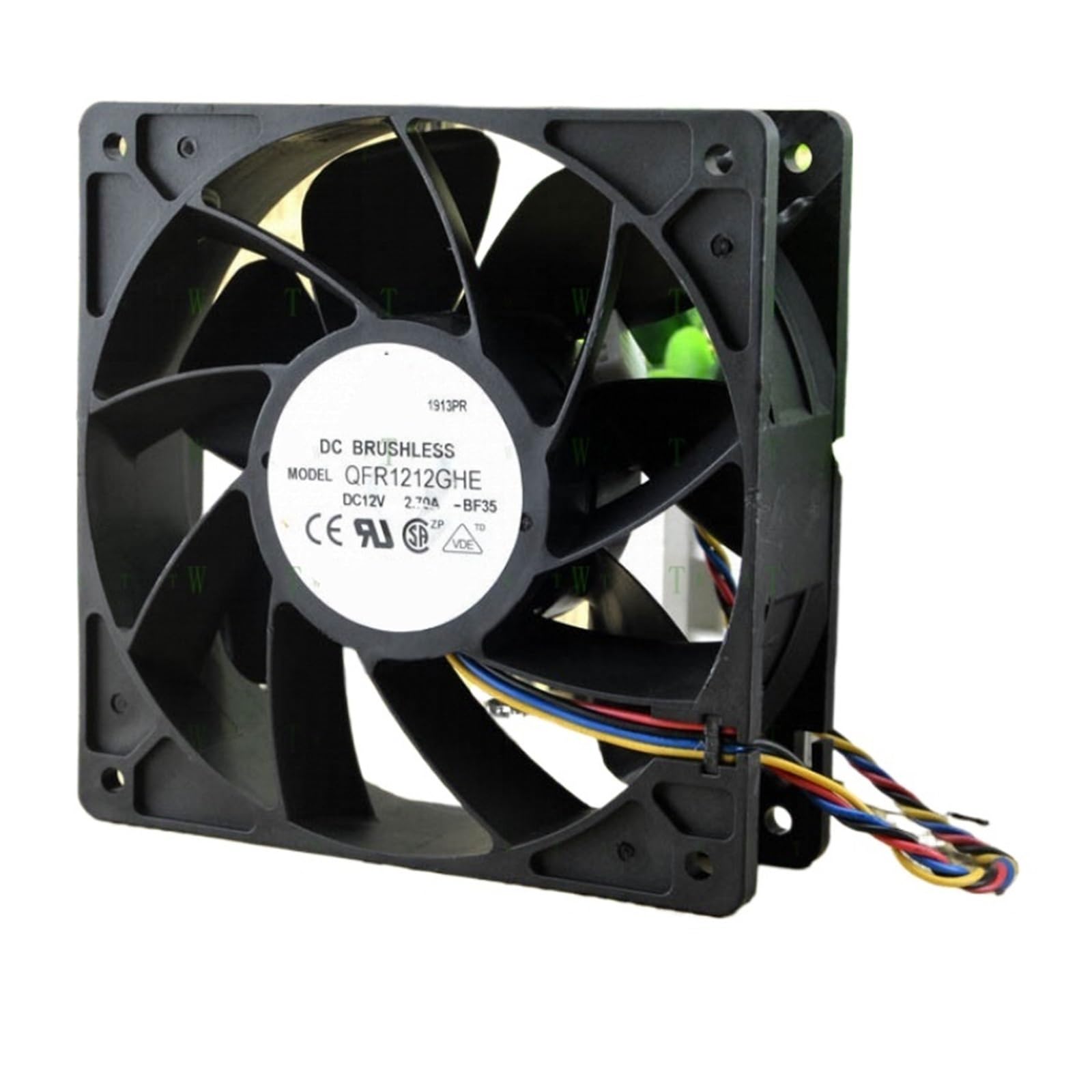 YMUGUEGH QFR1212GHE 74Y5220 12V 2.7A 12038 fan