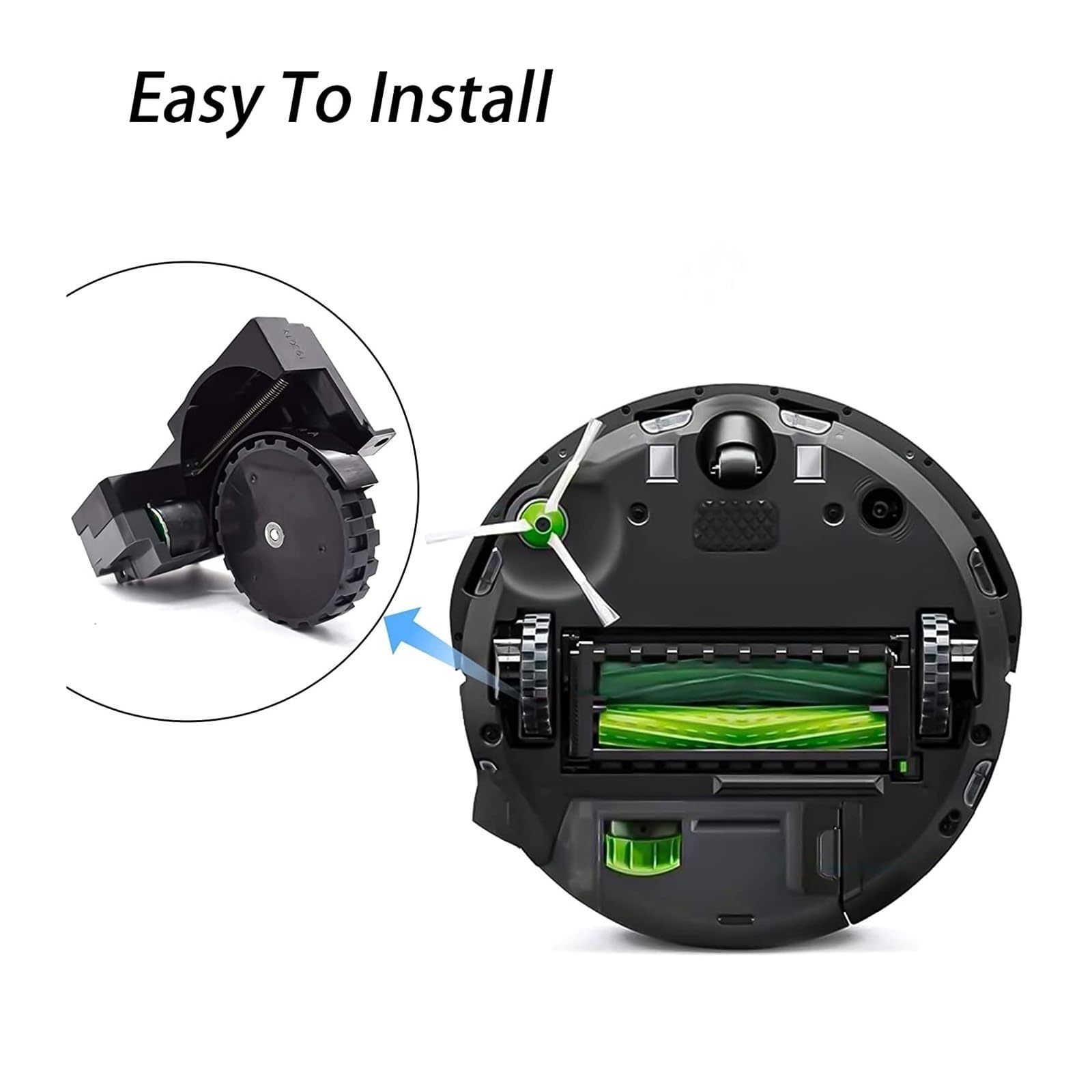 Módulo De Rueda De Desplazamiento Derecha E Izquierda, Compatible Con Roomba, Serie I Y E I7 I7 + I8 I3 I6 +/ Plus E5 E6 E7, Pieza De Repuesto for Aspiradora(L)