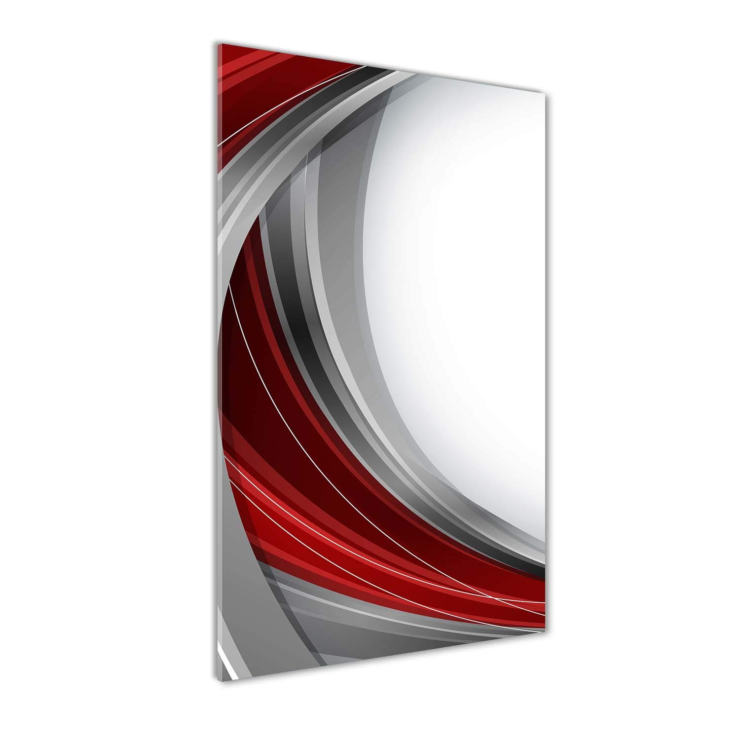 Tableau en verre trempé 70x140cm vagues Tulup pour créer une ambiance apaisante dans votre salon