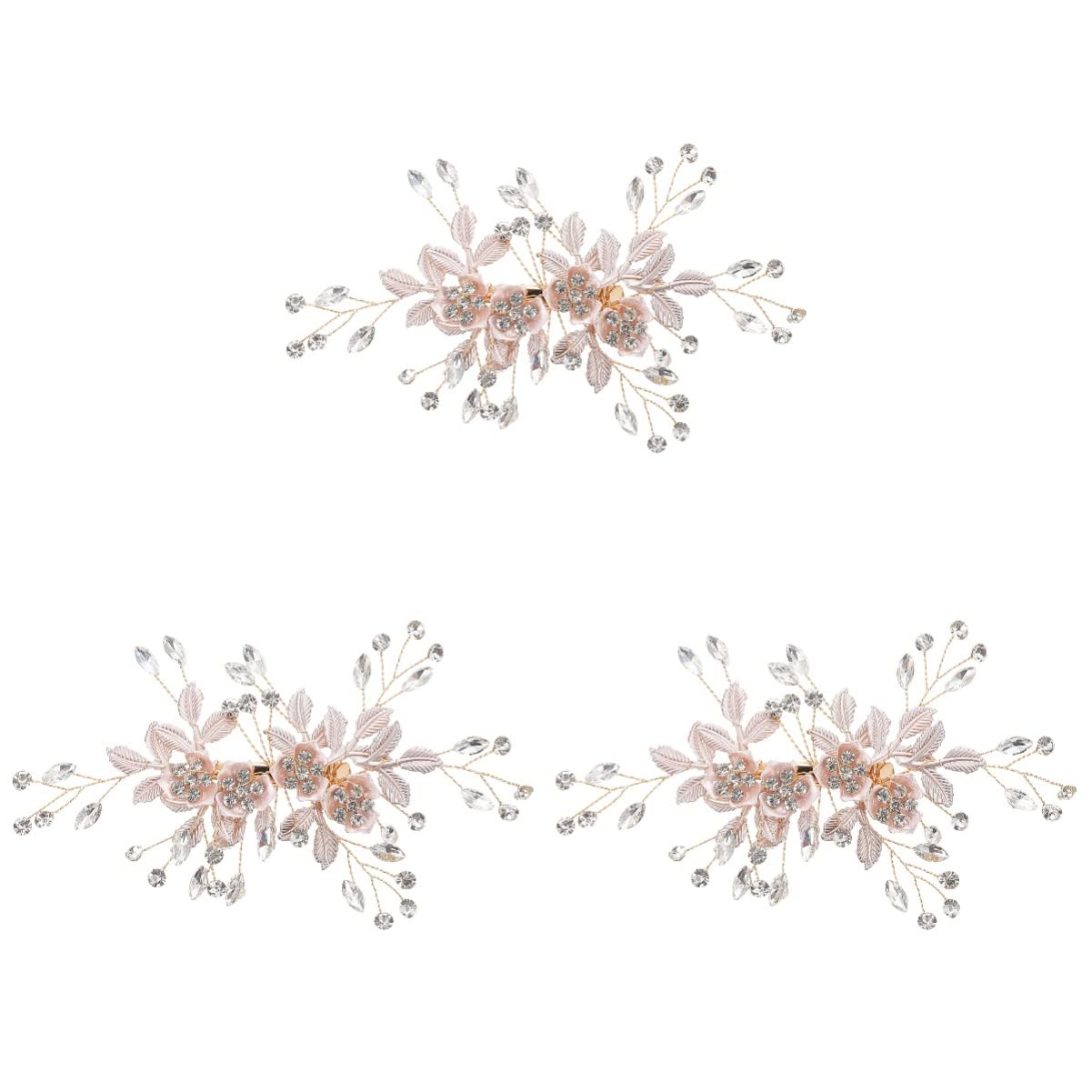 Peigne de mariée pour demoiselles d'honneur et coiffure de mariage sur le côté