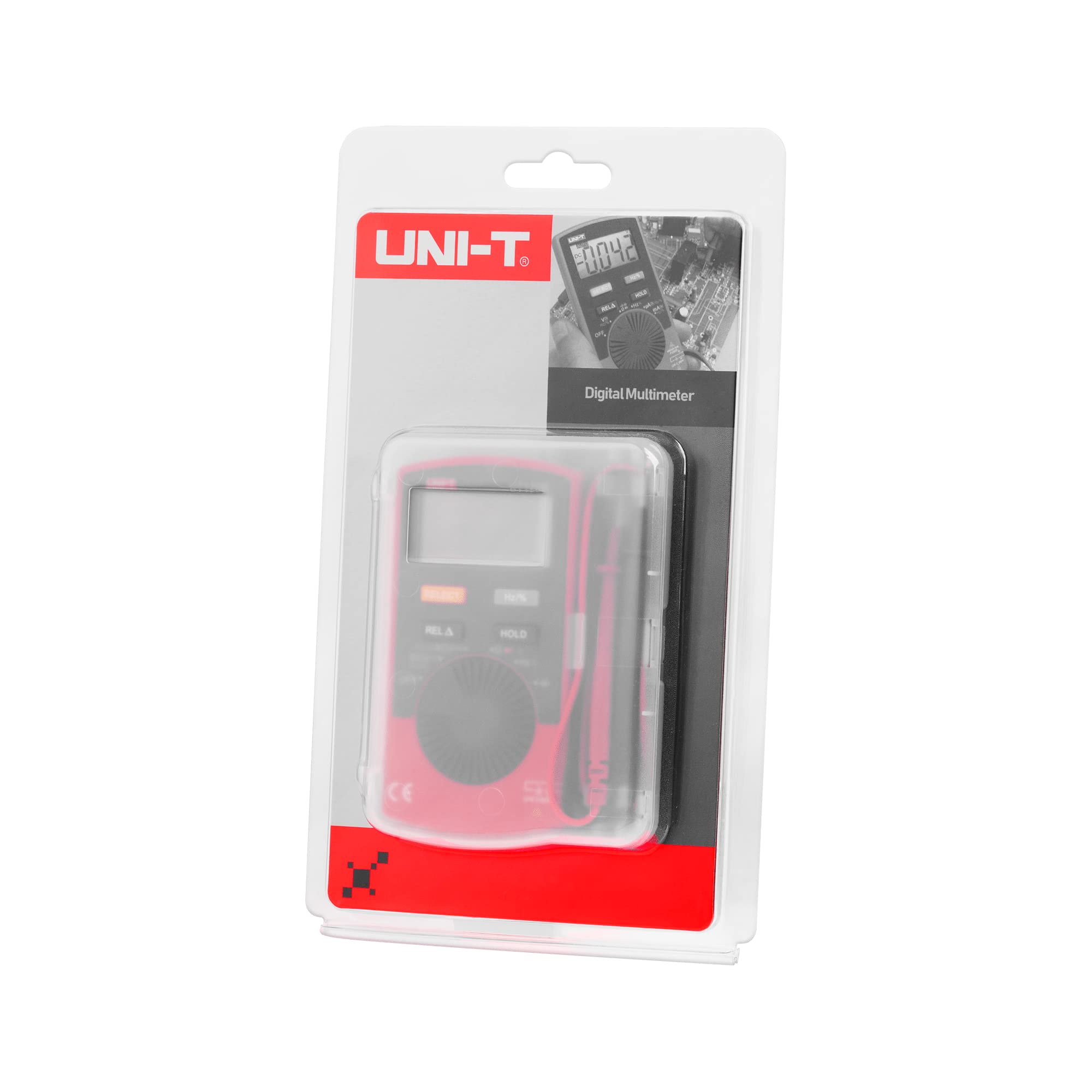 UNI-T UT120 C/mie0144 Multímetro Digital con cambio automático, AC/DC de voltaje y corriente, resistencia, continuidad, diodos de Tester