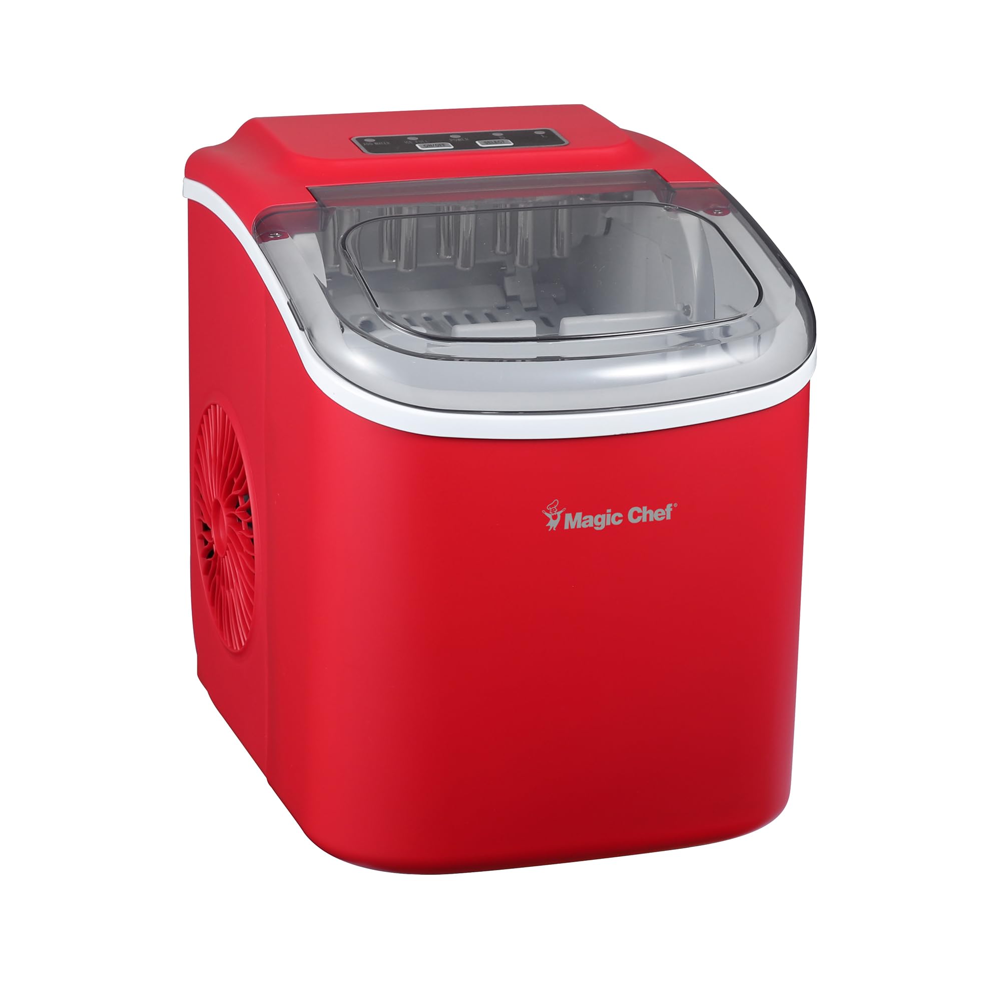 27 Lb. Portable Countertop Ice Maker In Red on Fridge.com - View 3