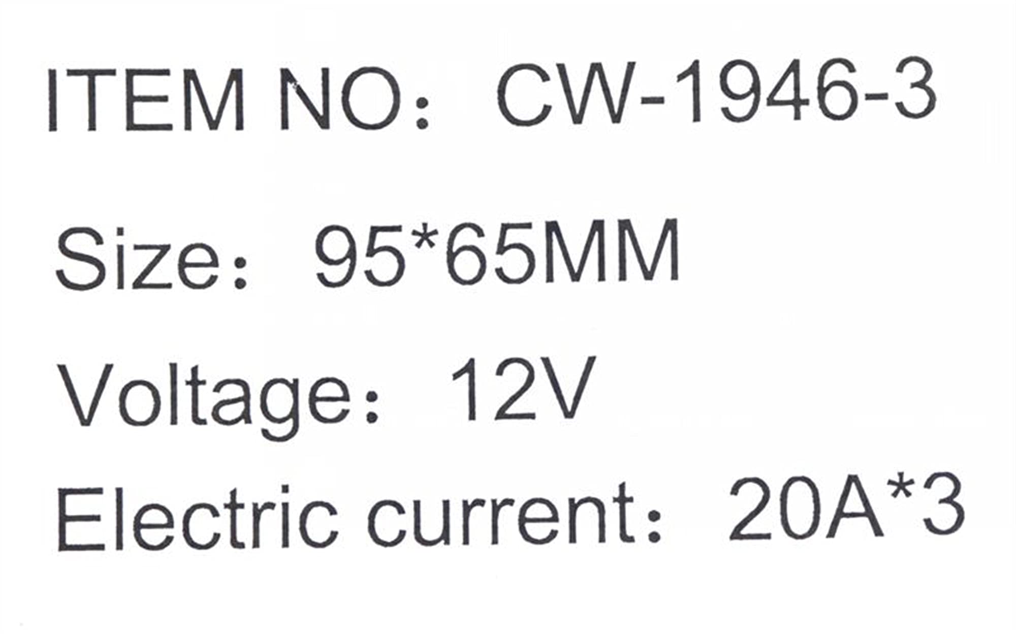 Kippschalter Weiß DC12V-20A LED-Anzeigeschalter Kombinationsschalter Carbonfaser-Oberflächenscheibe