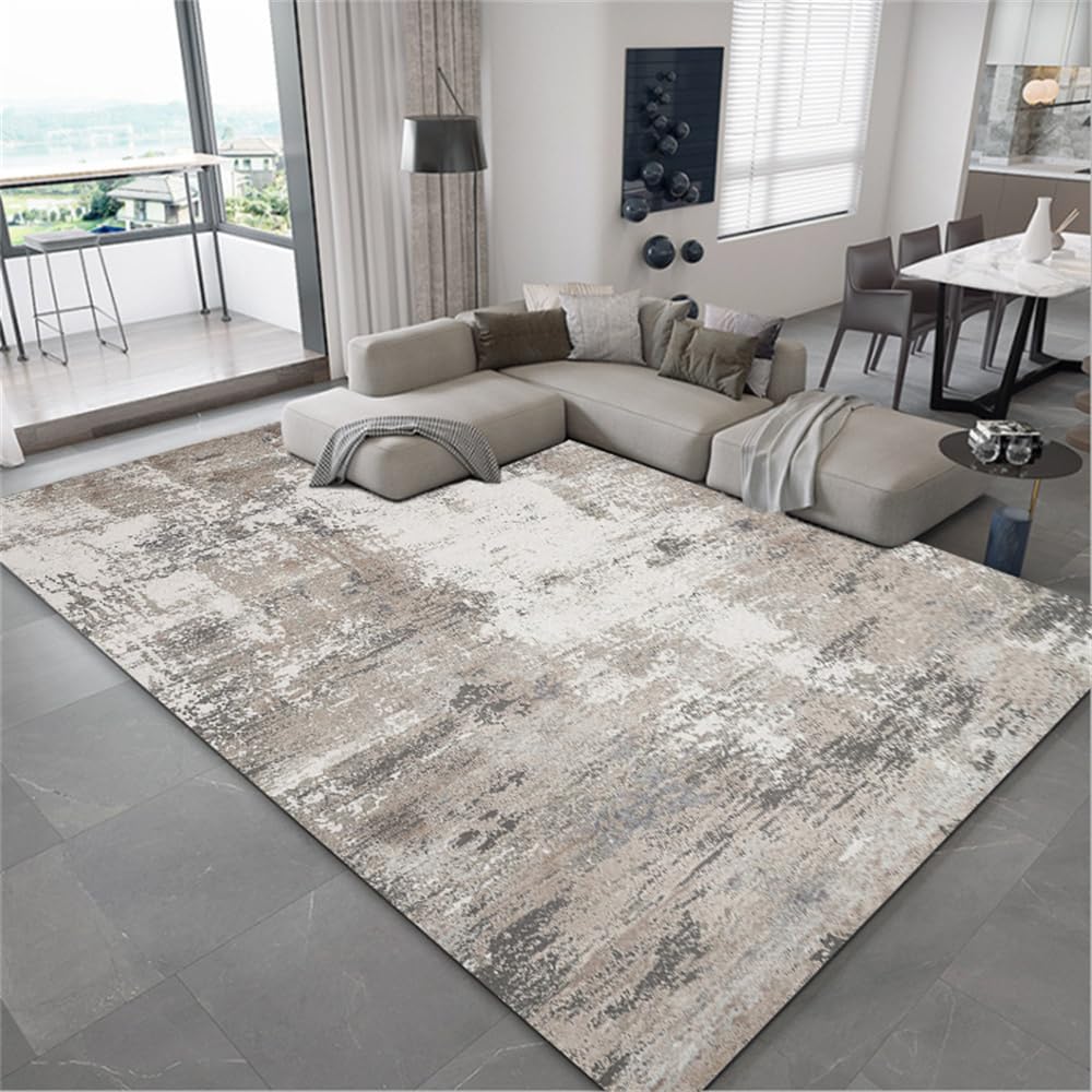 Tappeto Salotto Moderno Pelo Corto Lavabile Morbido Tappeti per Soggiorno Tappeti per Interni Ultra Morbidi Tappeti, per Divano Camera da Letto Home Decor (120x160cm,Stile Wabi sabi 5)