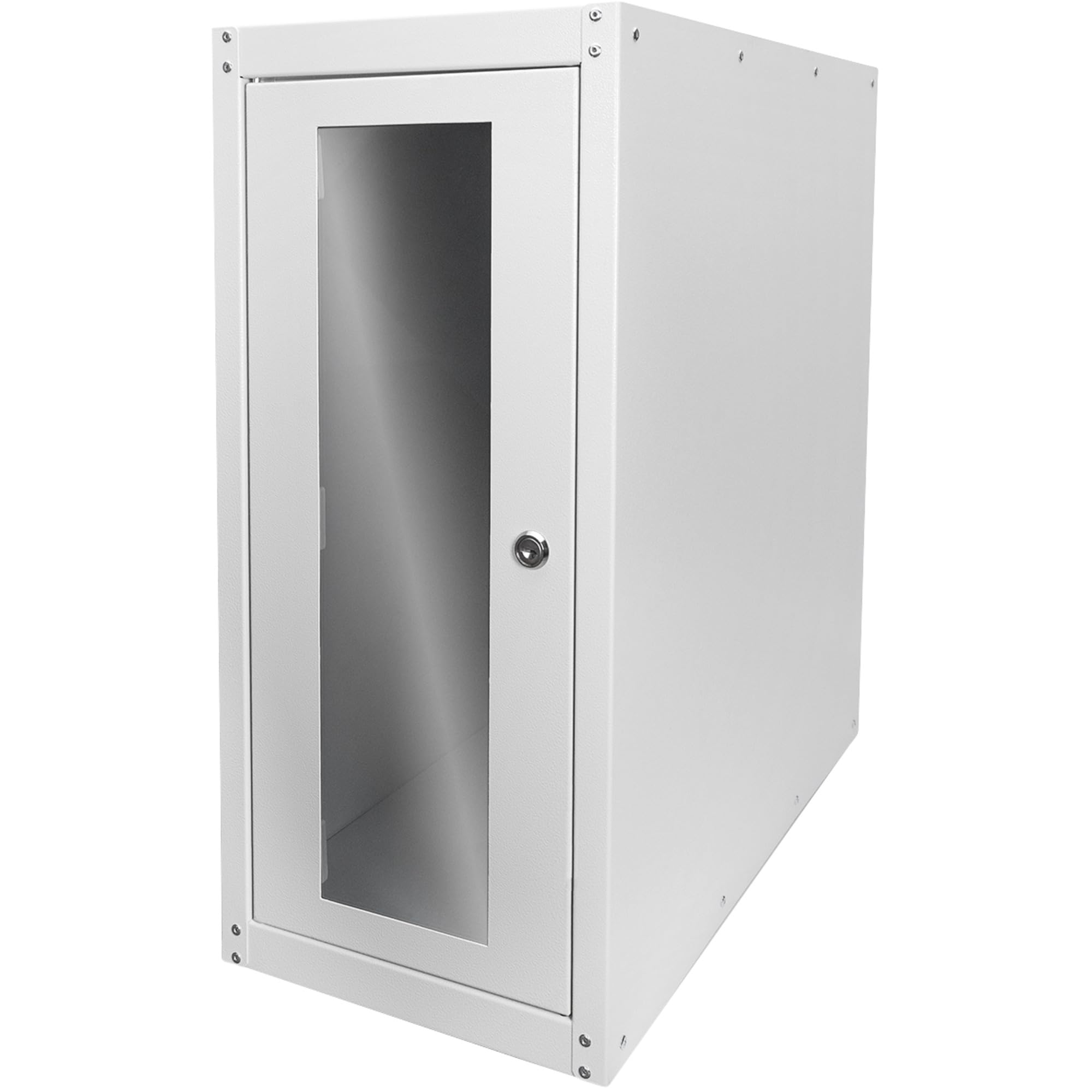DIGITUS Armadio per PC - IP20 - Chiusura a chiave - Su rotelle - Dimensioni interne 583 x 246 x 550 mm - Ventilazione passiva - Grigio