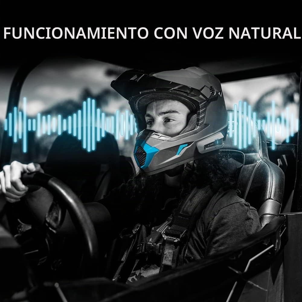 Cardo PACKTALK Edge Vehículos Todoterreno, Motos de Nieve, Lado x Lado, ATV Comunicación para Cada Terreno