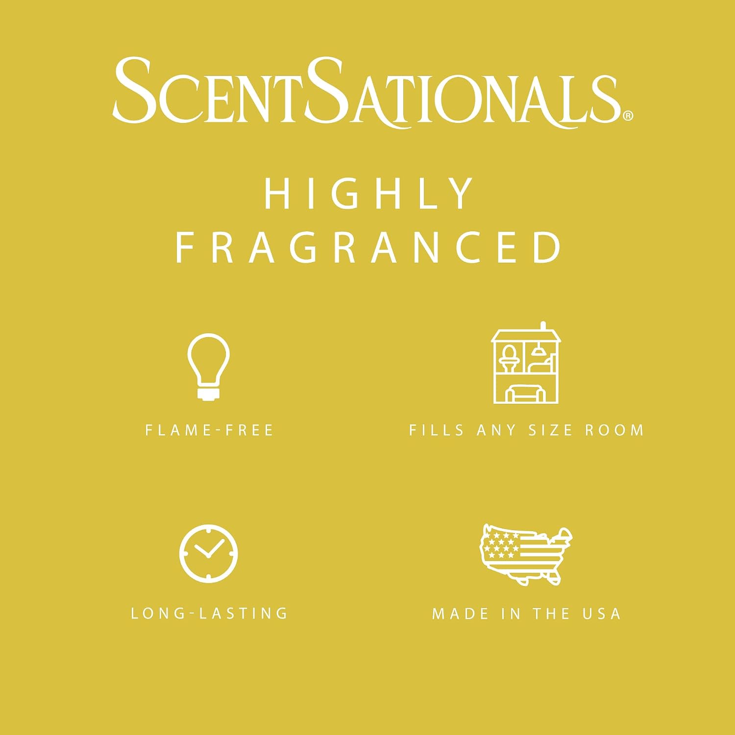 ScentSationals Frozen Lemonade Scented Wax Melts - Lemon & Creamy Vanilla Scent, 10oz (24 Cubes)