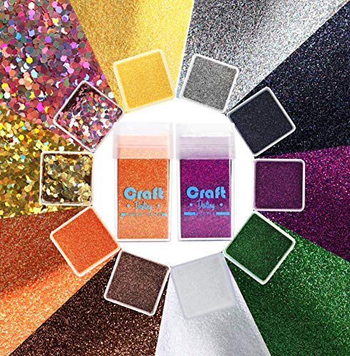 Craft Destiny 10er Glitzer Set GS-02-10