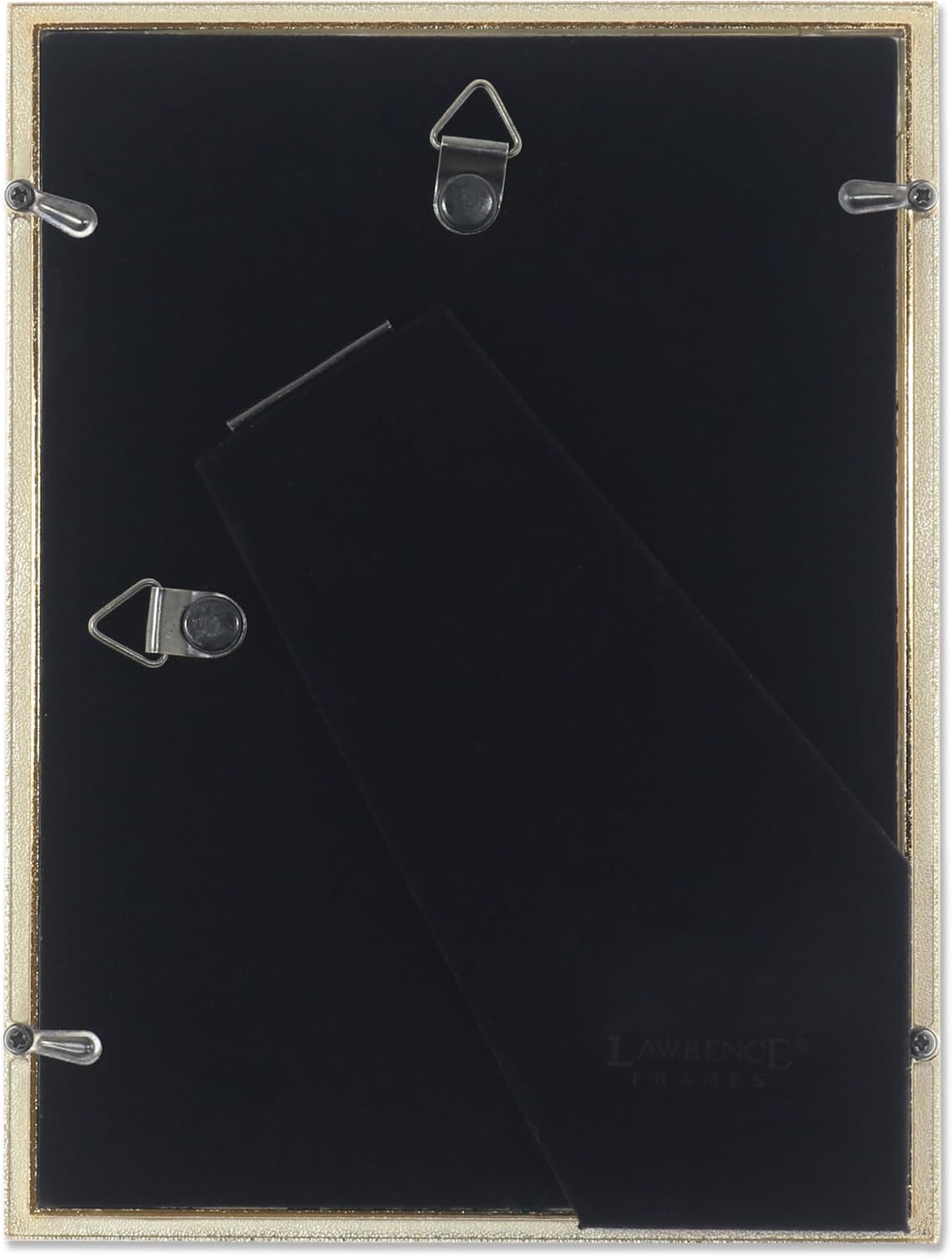 Lawrence Frames Metal Picture Frame with Hammer Effect, 5x7, Gold - Image 4