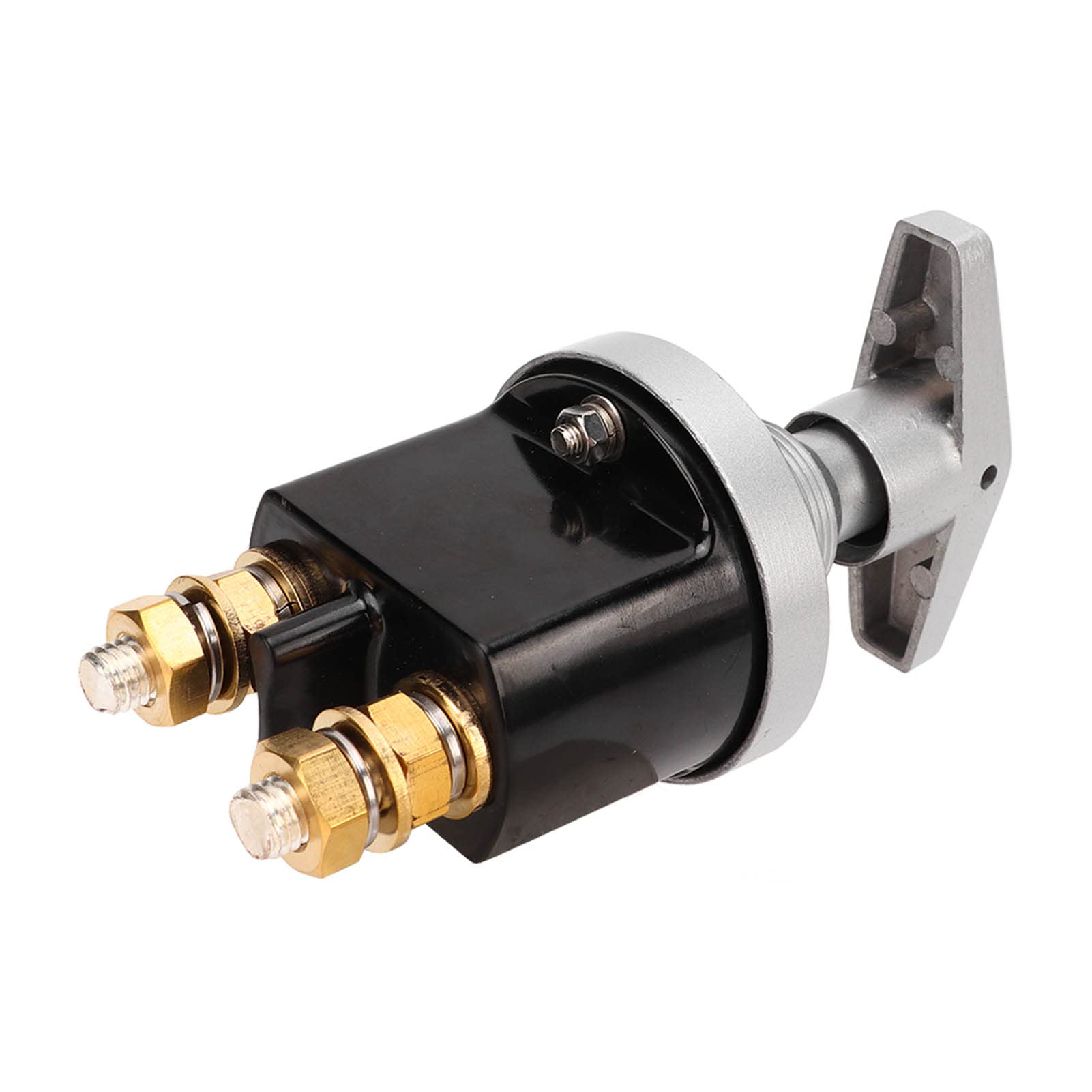 Interruttore Staccabatteria 12V 500A Custodia Metallo Impermeabile per Protezione Cortocircuiti e Prolungamento Vita Batteria, Veicoli Off-Road, Emergenze Marine, Cantiere Industriale