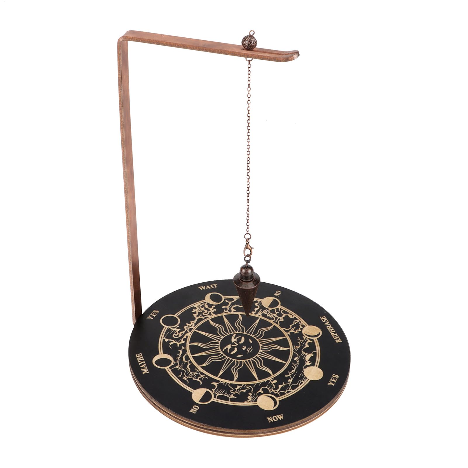 Soporte para péndulo místico – Soporte de de madera, decoración de altar