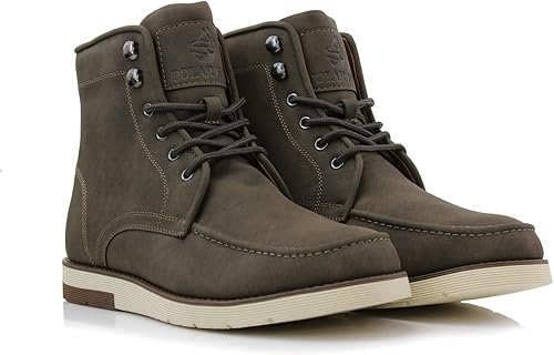 Miniatura 7 de Polar Fox Brixton MPX506065 - Botas de trabajo diario con cordones para hombre