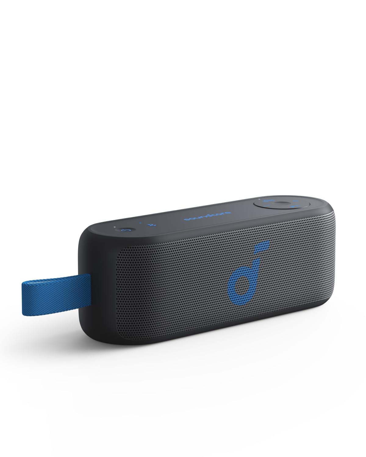 Anker soundcore 2 Caixa de Som Bluetooth Portátil com 12W de Som Estéreo, Bluetooth 5, BassUp, à Prova d'Água IPX7, 24 Horas de Reprodução, Emparelhamento Estéreo Sem Fio, Ideal pa