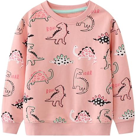 Toddler Girl Dinosaur Sweatshirts: Stay Cozy and Adventurous!