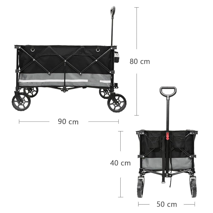 アウトドアに❣️ キャリーワゴン 大容量 156L 耐荷重100kg 楽天市場】【店舗原資P10倍】Sunula 【ブレーキ付き】 最大容量