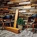 Weekend Walls - Reclaimed Weathered Redwood - 10, 20 or 40 Sq. Ft. DIY Easy Peel and Stick Wood Wall Paneling (Sample Pack, All 5 Colors)