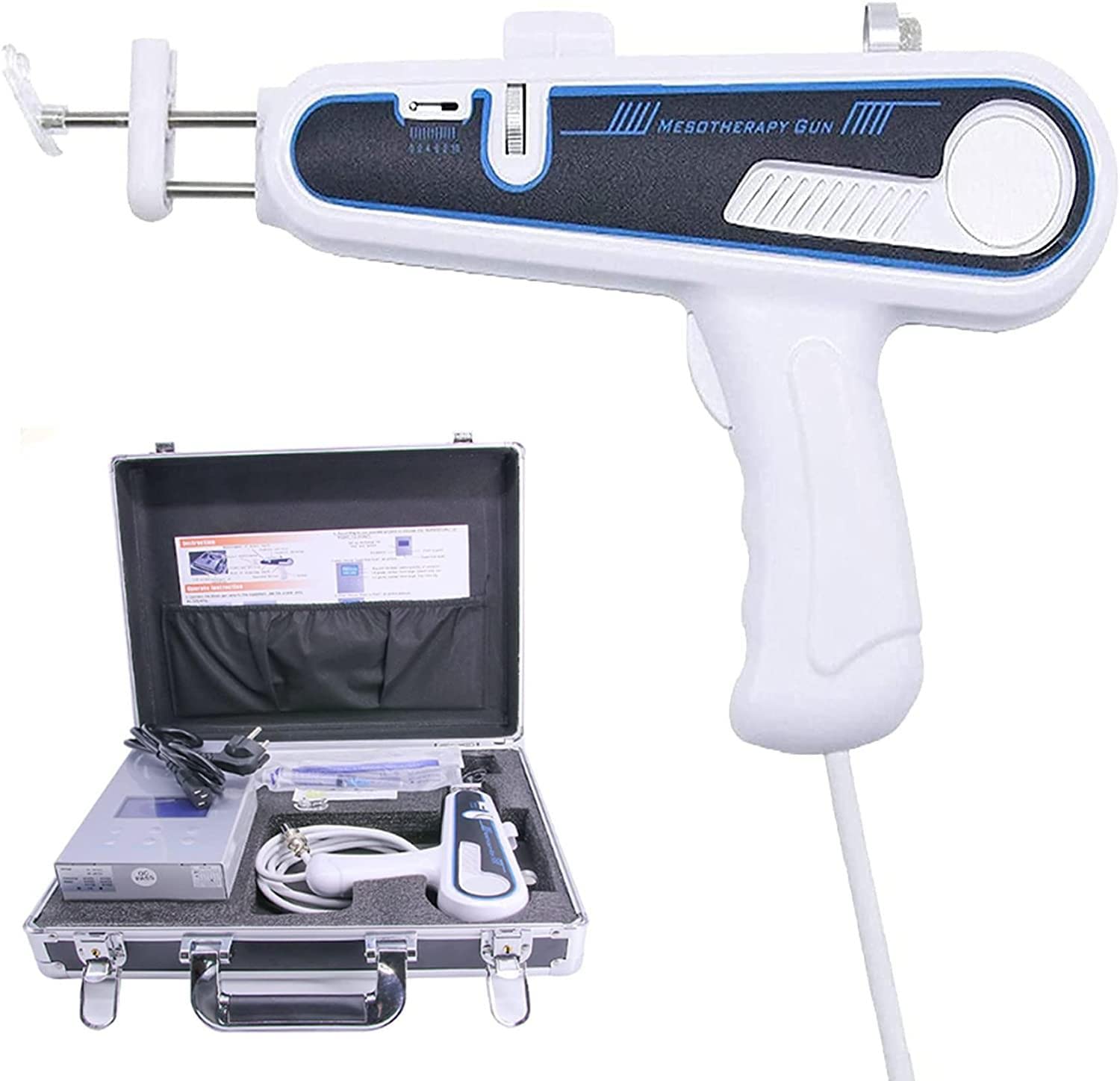 EAGLEG Needle Free Mesotherapy Gun, Mesogun Meso Therapy Rejuvenation Wrinkle Remove Beauty Machine, Face Moisturizer Beauty Device